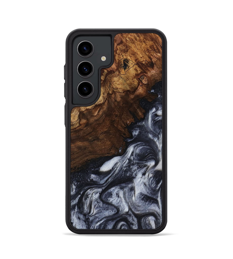 Galaxy S24 Wood Phone Case - Elden (Black & White, 807201)