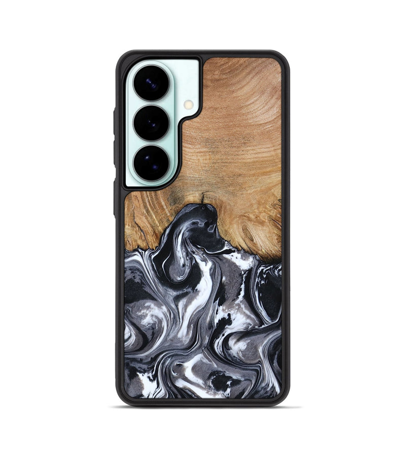 Galaxy S26 Wood Phone Case - Braelyn (Black & White, 807202)