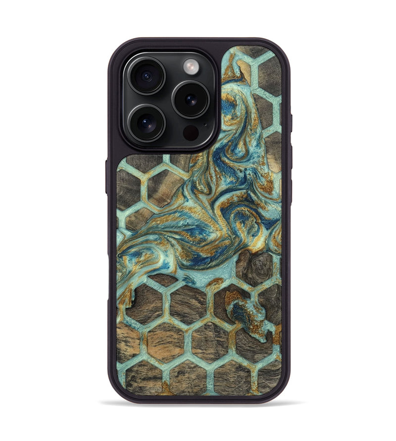 iPhone 16 Pro Wood Phone Case - Zola (Pattern, 807220)