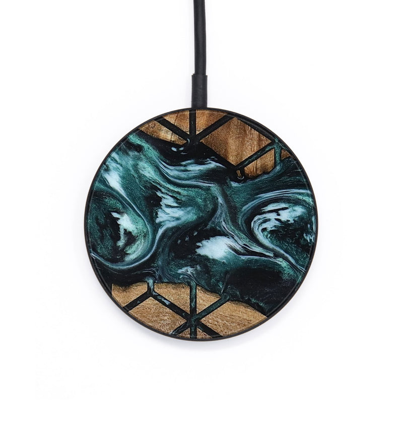 Circle Wood Wireless Charger - Halley (Pattern, 807222)