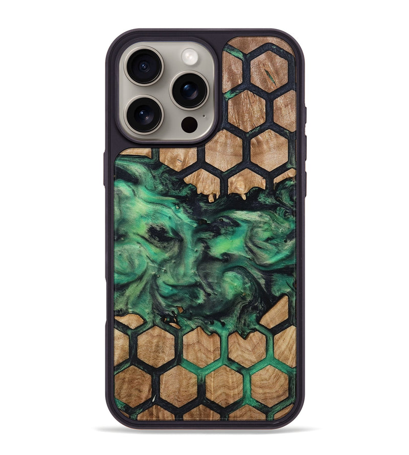 iPhone 16 Pro Max Wood Phone Case - Alvah (Pattern, 807224)