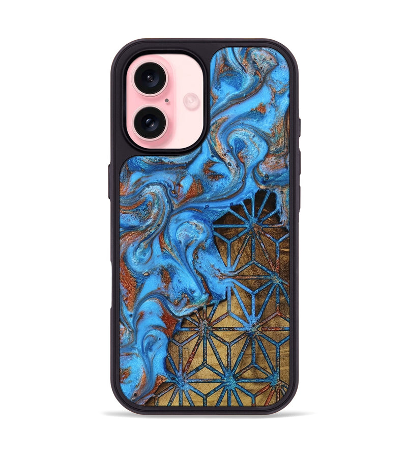 iPhone 16 Wood Phone Case - Dariel (Pattern, 807225)