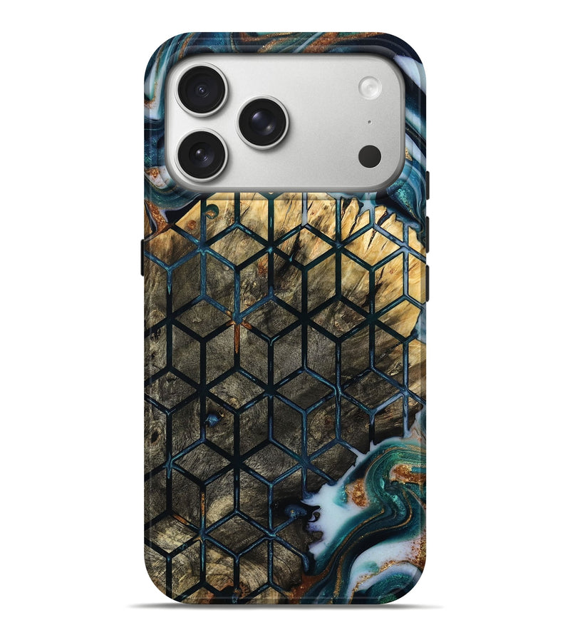 iPhone 17 Pro Max Wood Live Edge Phone Case - Gemma (Pattern, 807279)