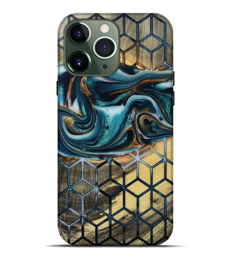 iPhone 13 Pro Max Wood Live Edge Phone Case - Kiarra (Pattern, 807287)