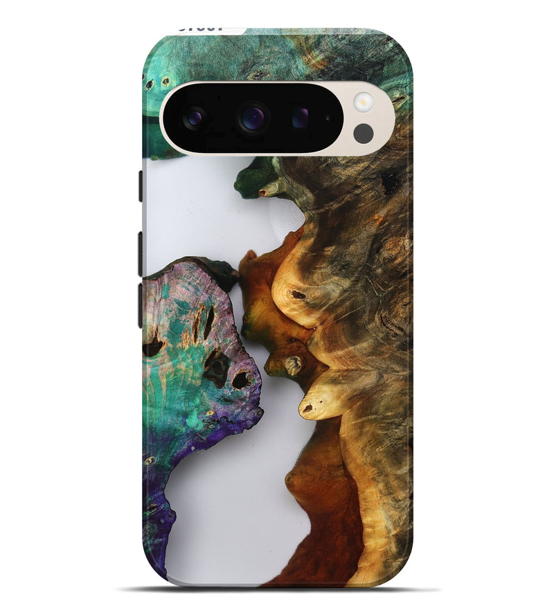 Pixel 10 Pro XL Wood Live Edge Phone Case - Gerald (Clear, 807307)