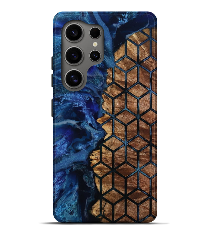 Galaxy S25 Ultra Wood Live Edge Phone Case - Lisa (Pattern, 807317)
