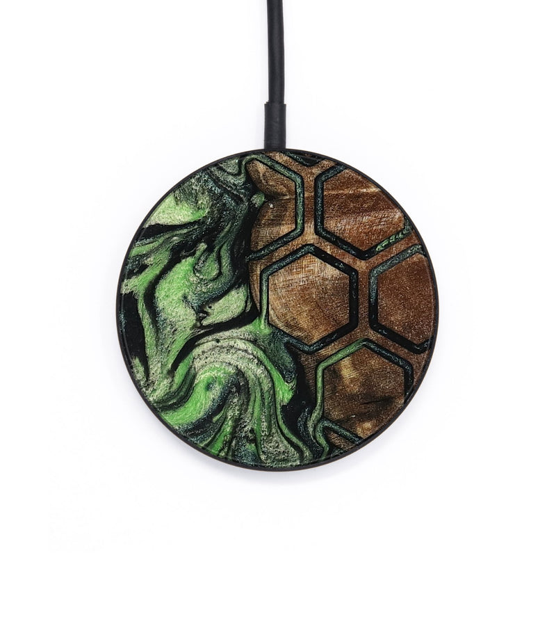 Circle Wood Wireless Charger - Kaiser (Pattern, 807320)