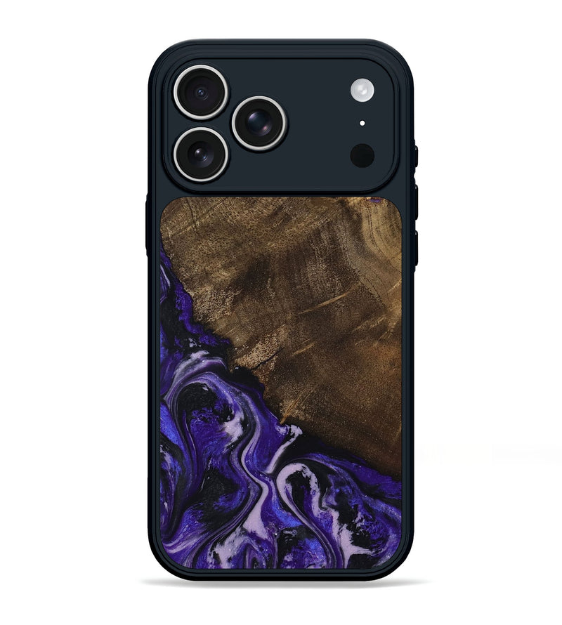 iPhone 17 Pro Max Wood Phone Case - Regina (Purple, 807327)
