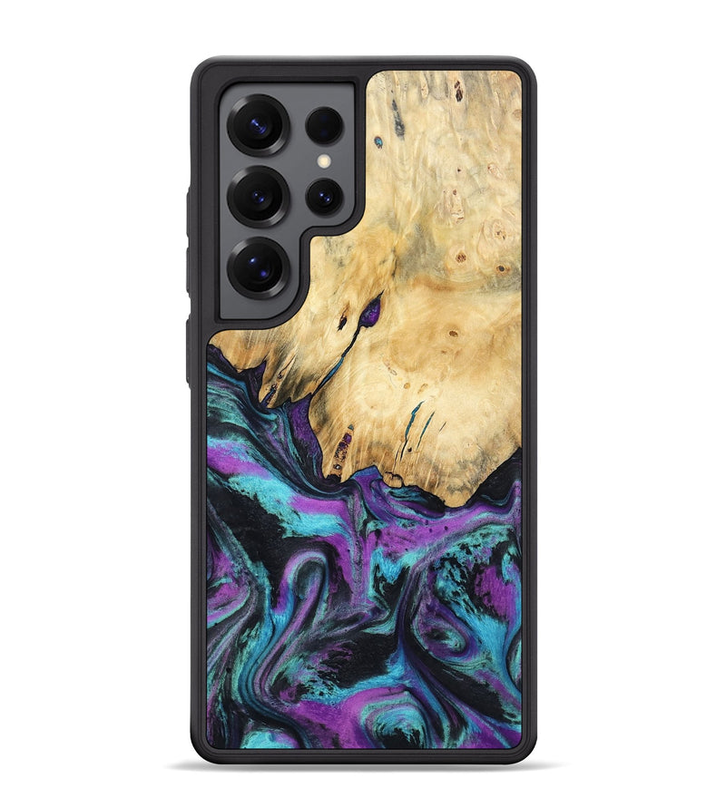 Galaxy S25 Ultra Wood Phone Case - Tamiko (Purple, 807329)