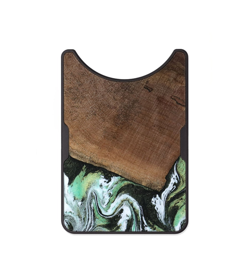 Alloy Wood Wallet - Cindi (Green, 807345)