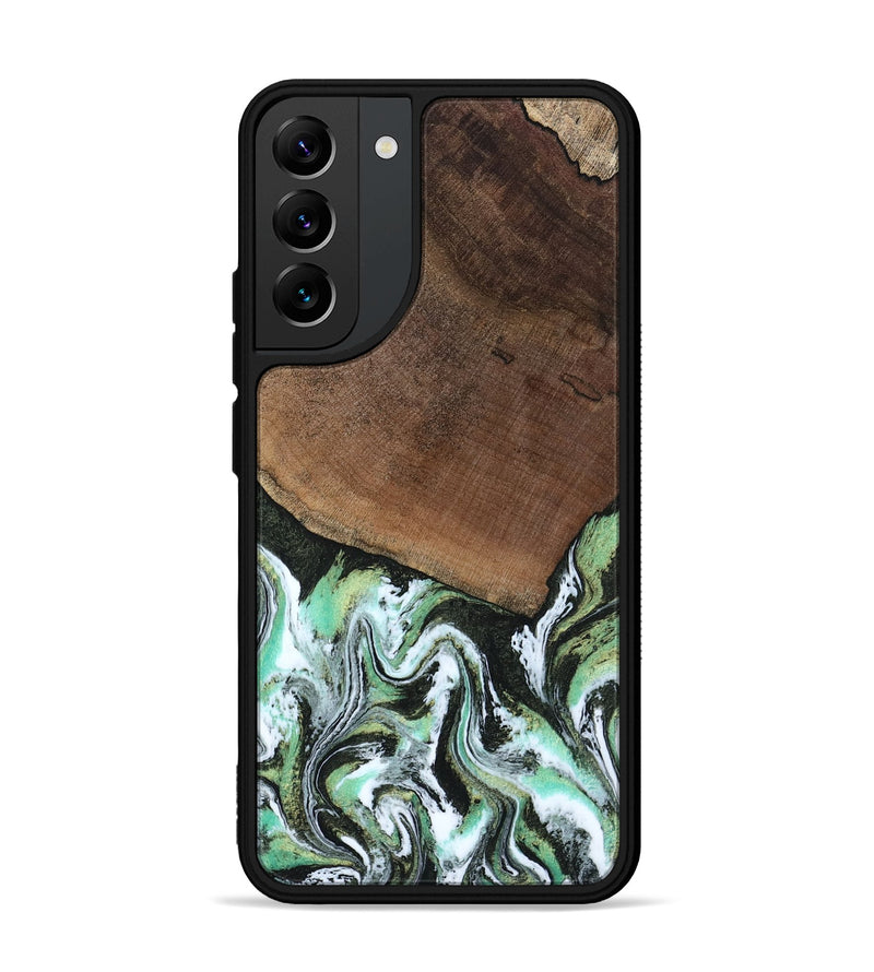 Galaxy S22 Plus Wood Phone Case - Cindi (Green, 807345)