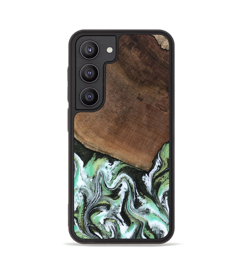 Galaxy S23 Wood Phone Case - Cindi (Green, 807345)