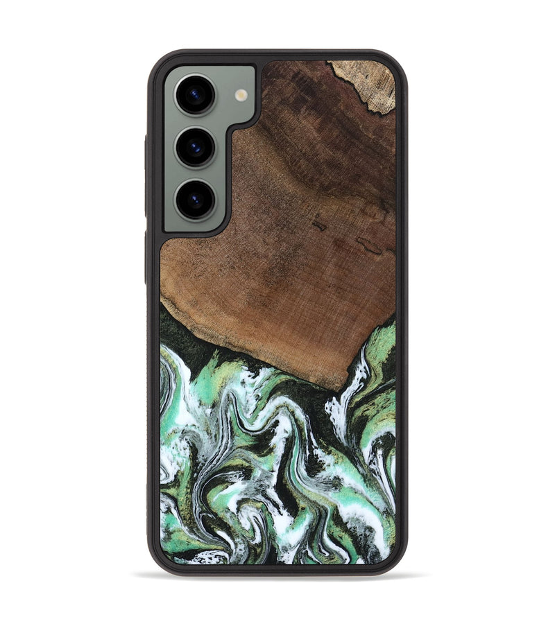 Galaxy S23 Plus Wood Phone Case - Cindi (Green, 807345)