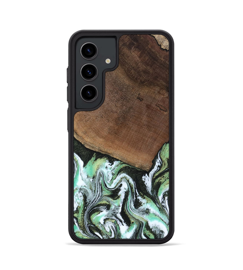 Galaxy S24 Wood Phone Case - Cindi (Green, 807345)
