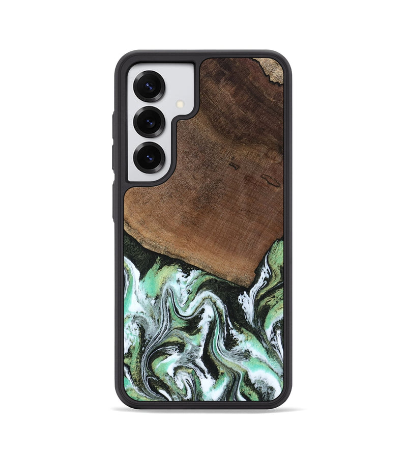 Galaxy S25 Wood Phone Case - Cindi (Green, 807345)