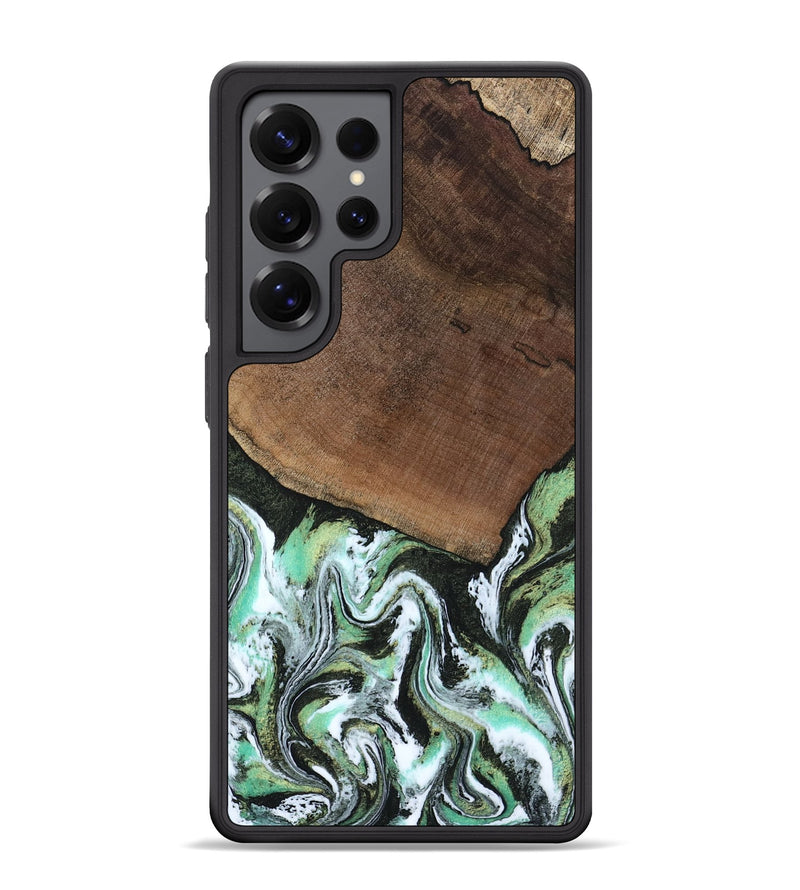 Galaxy S25 Ultra Wood Phone Case - Cindi (Green, 807345)