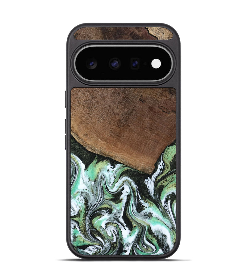 Pixel 11 Wood Phone Case - Cindi (Green, 807345)