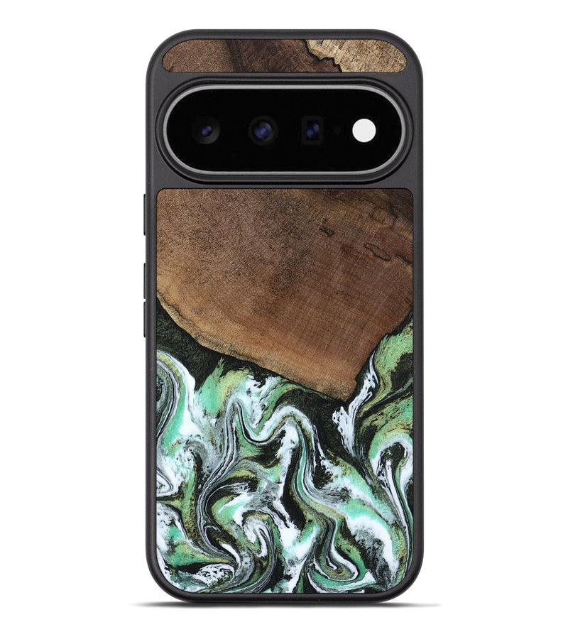 Pixel 11 Pro XL Wood Phone Case - Cindi (Green, 807345)