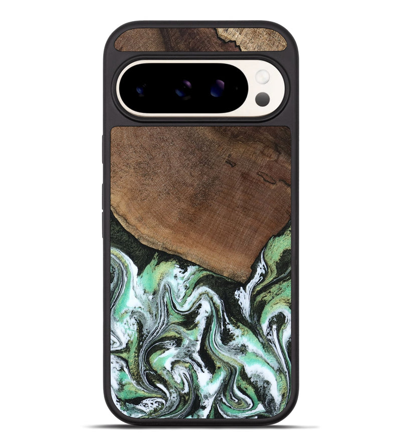 Pixel 9 Pro XL Wood Phone Case - Cindi (Green, 807345)