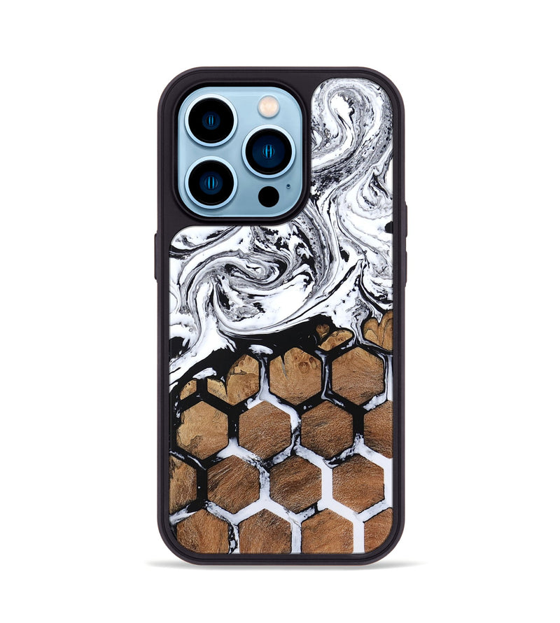 iPhone 14 Pro Wood Phone Case - Alijah (Pattern, 807350)