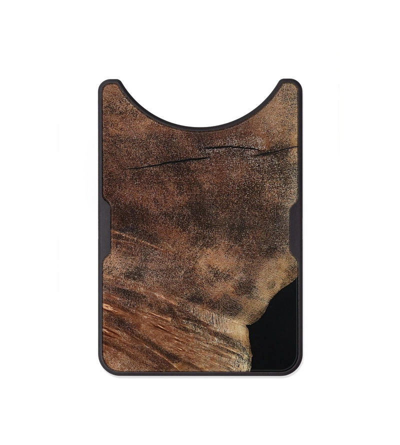 Alloy Wood Wallet - Felisha (Wood Burl, 807375)
