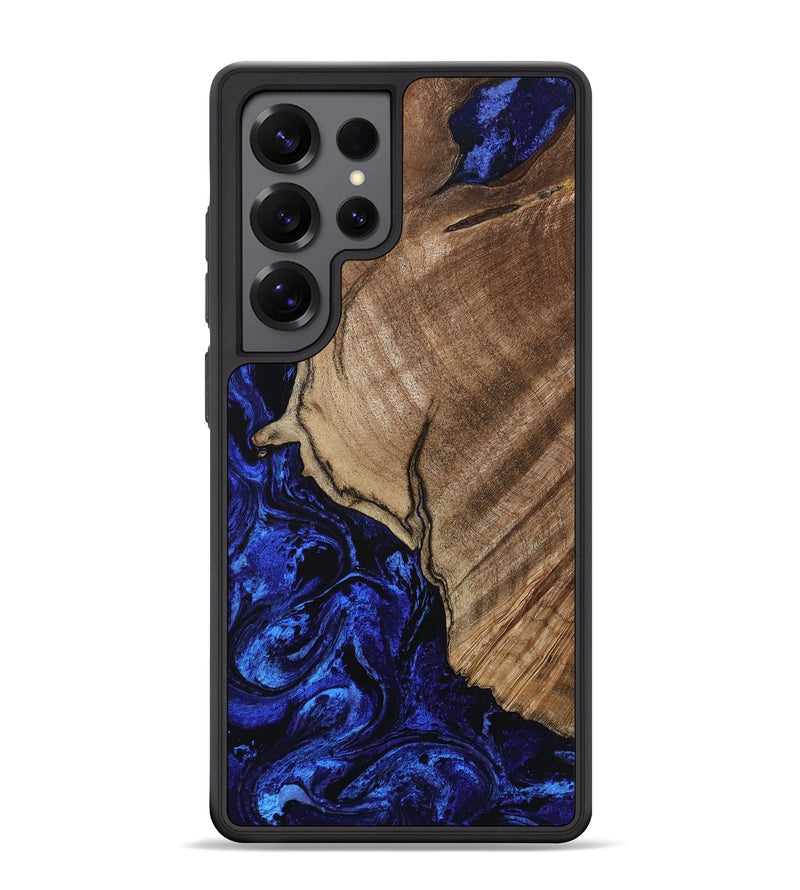 Galaxy S25 Ultra Wood Phone Case - Latasha (Blue, 807379)