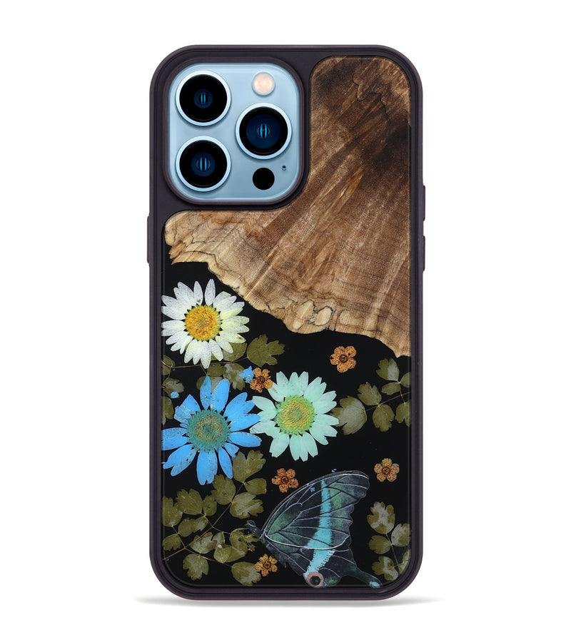 iPhone 14 Pro Max Wood Phone Case - Leeann (Bloom, 807402)