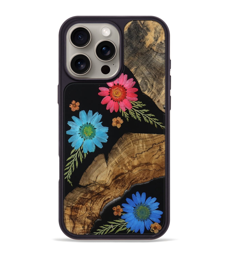 iPhone 16 Pro Max Wood Phone Case - Truett (Bloom, 807408)