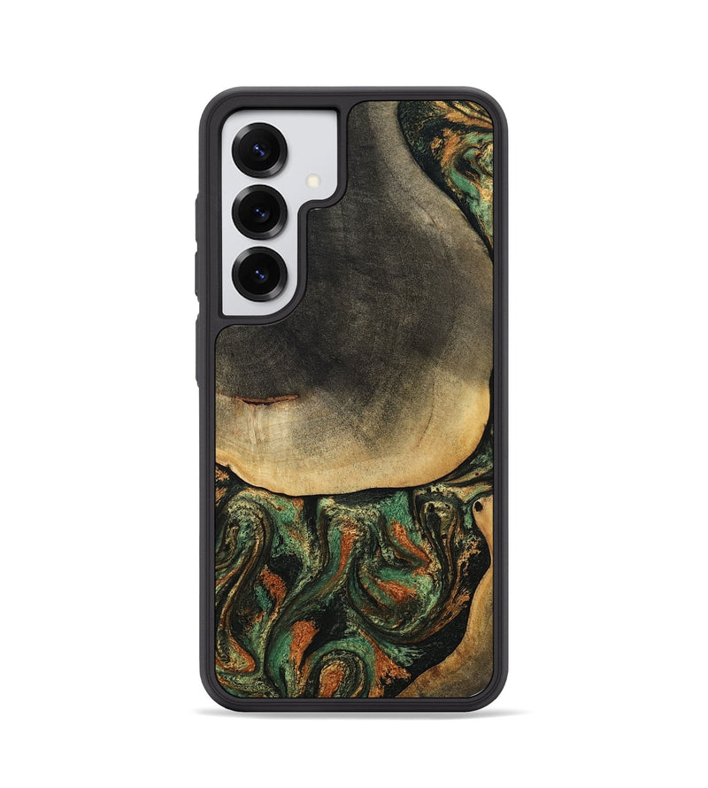 Galaxy S25 Wood Phone Case - Liliana (Green, 807443)