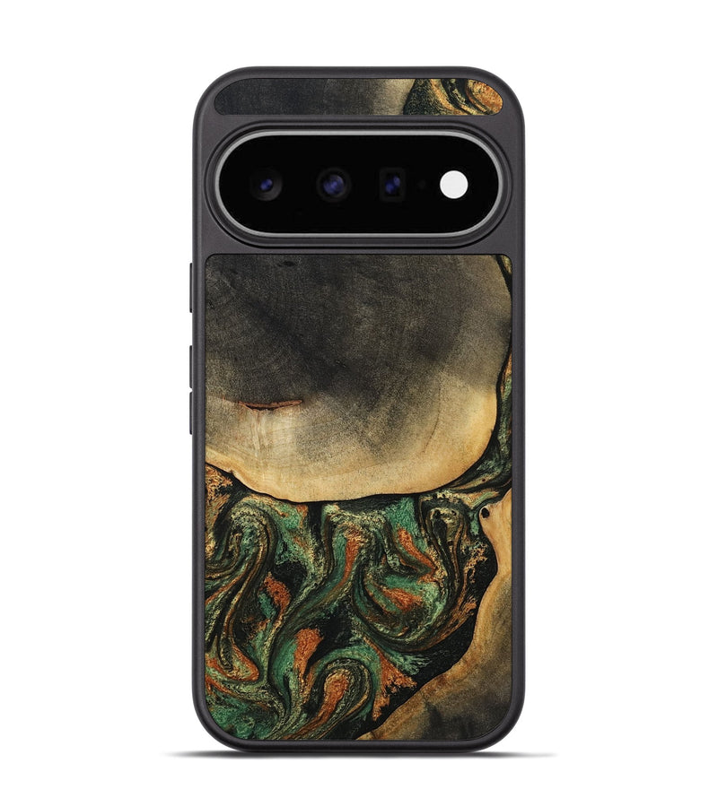 Pixel 11 Wood Phone Case - Liliana (Green, 807443)