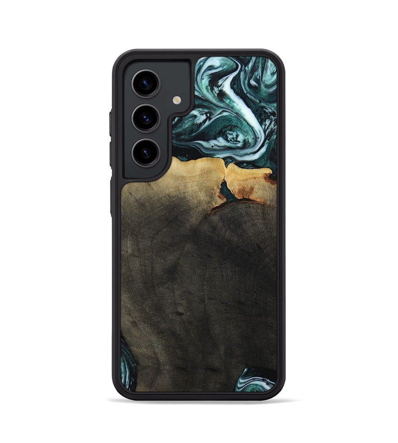 Galaxy S24 Wood Phone Case - Love (Green, 807447)