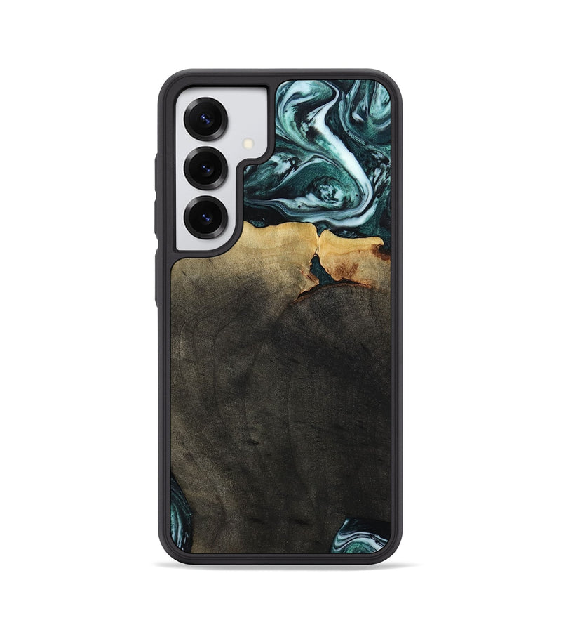 Galaxy S25 Wood Phone Case - Love (Green, 807447)