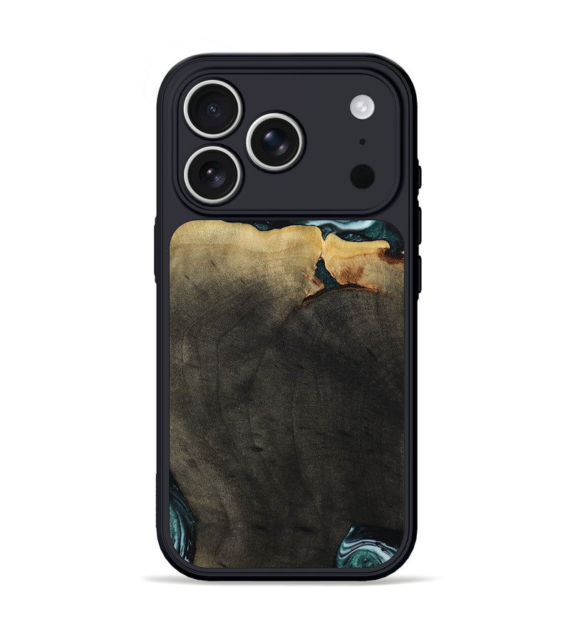 iPhone 17 Pro Wood Phone Case - Love (Green, 807447)