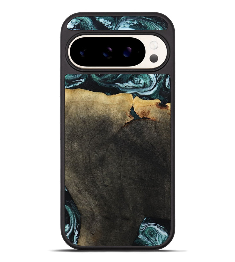 Pixel 9 Pro XL Wood Phone Case - Love (Green, 807447)