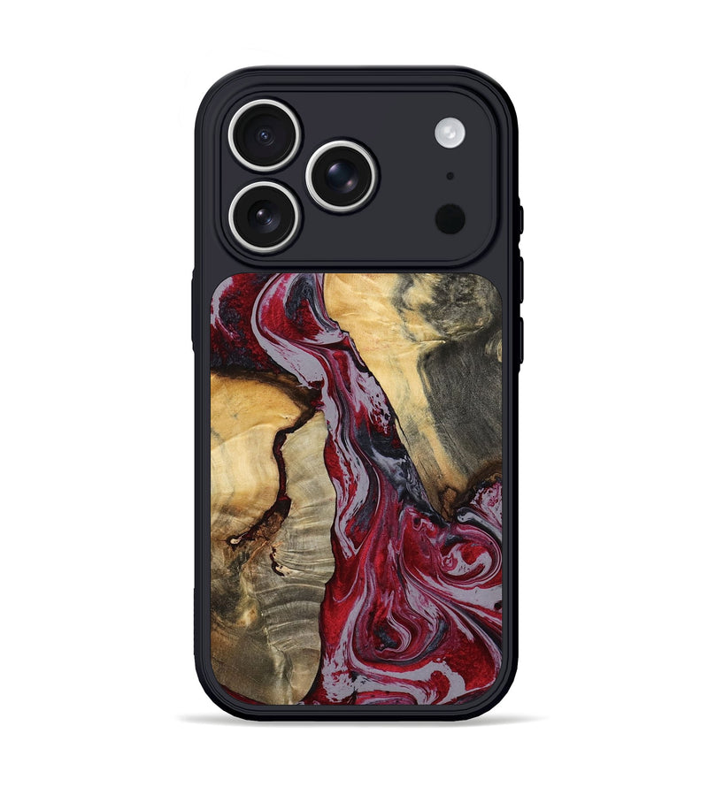iPhone 17 Pro Wood Phone Case - Caren (Red, 807472)