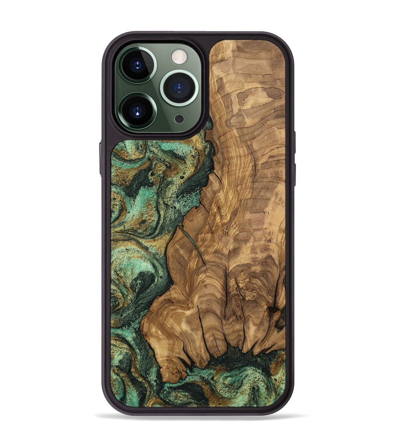 iPhone 13 Pro Max Wood Phone Case - Rupert (Green, 807474)