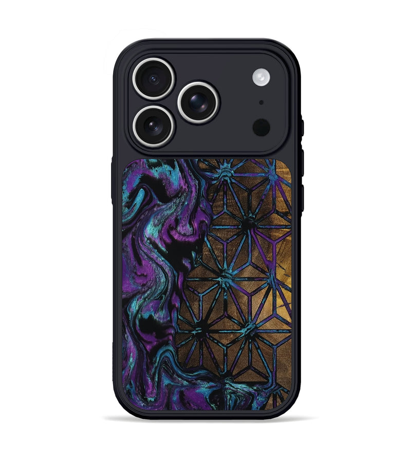 iPhone 17 Pro Wood Phone Case - Palmer (Pattern, 807496)