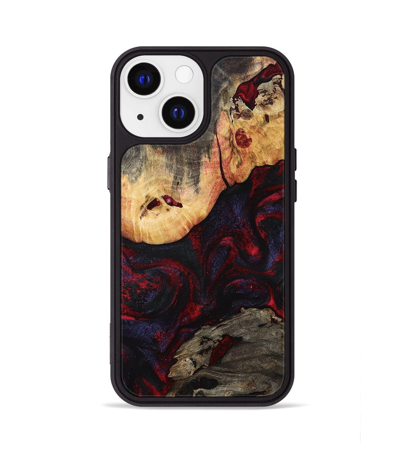 iPhone 13 Wood Phone Case - Connie (Red, 807508)
