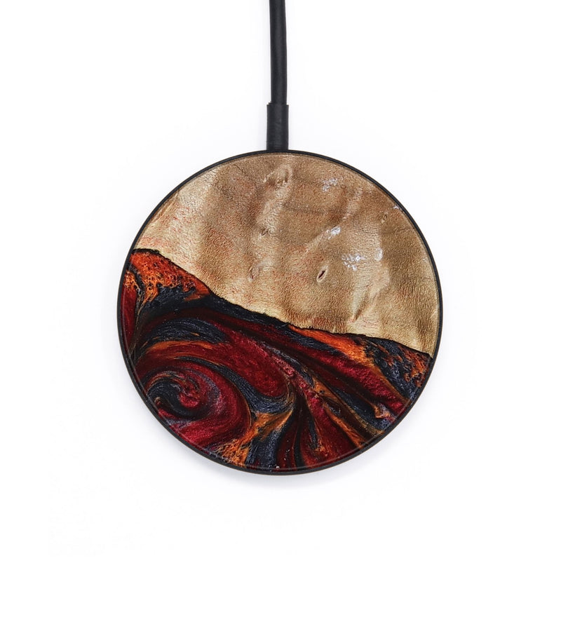 Circle Wood Wireless Charger - Nanette (Red, 807511)