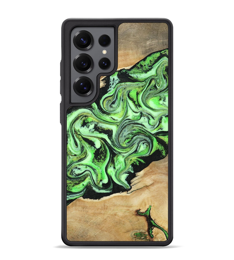 Galaxy S25 Ultra Wood Phone Case - Margo (Green, 807527)