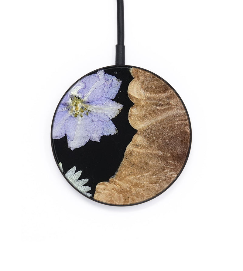 Circle Wood Wireless Charger - Lenora (Bloom, 807624)