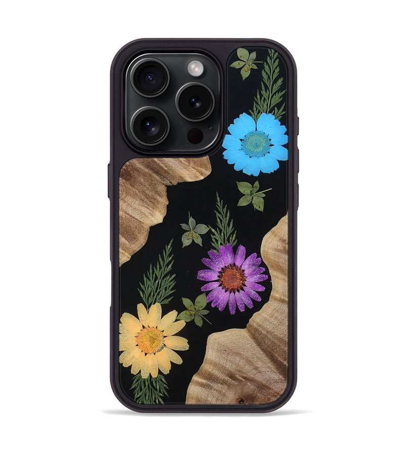 iPhone 16 Pro Wood Phone Case - Antonia (Bloom, 807660)