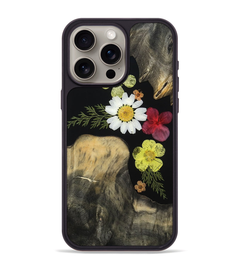 iPhone 15 Pro Max Wood Phone Case - Timothy (Bloom, 807666)