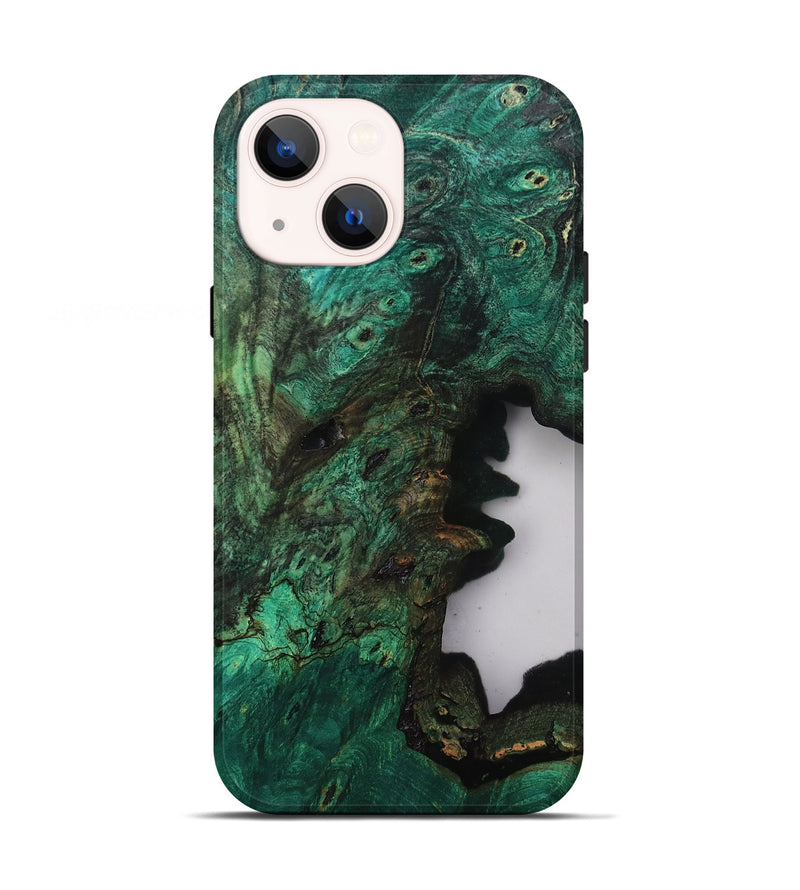 iPhone 13 Wood Live Edge Phone Case - Annika (Clear, 807677)