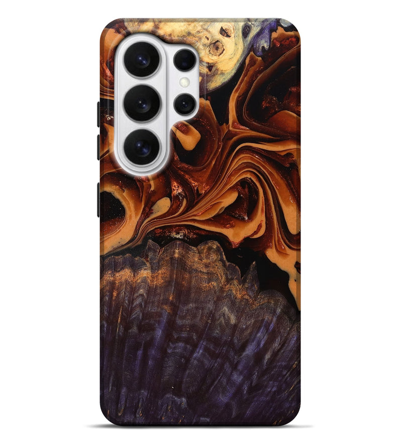 Galaxy S26 Ultra Wood Live Edge Phone Case - Vernell (Red, 807692)