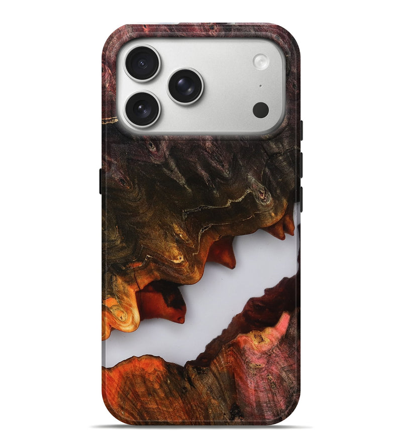 iPhone 17 Pro Max Wood Live Edge Phone Case - Kate (Clear, 807730)