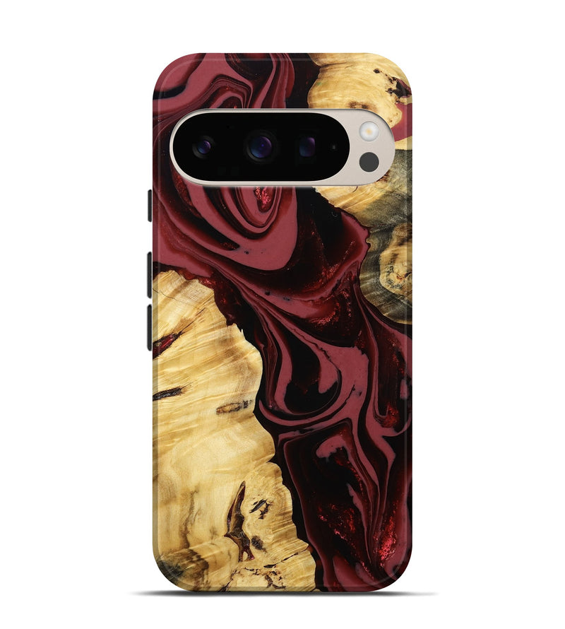 Pixel 10 Pro Wood Live Edge Phone Case - Rod (Red, 807753)