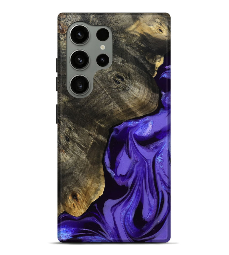 Galaxy S24 Ultra Wood Live Edge Phone Case - Ned (Purple, 807756)