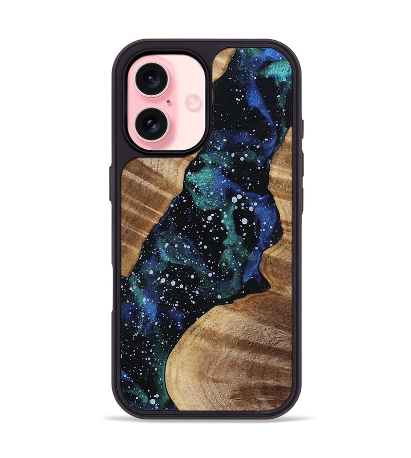 iPhone 16 Wood Phone Case - Denisha (Cosmos, 807774)