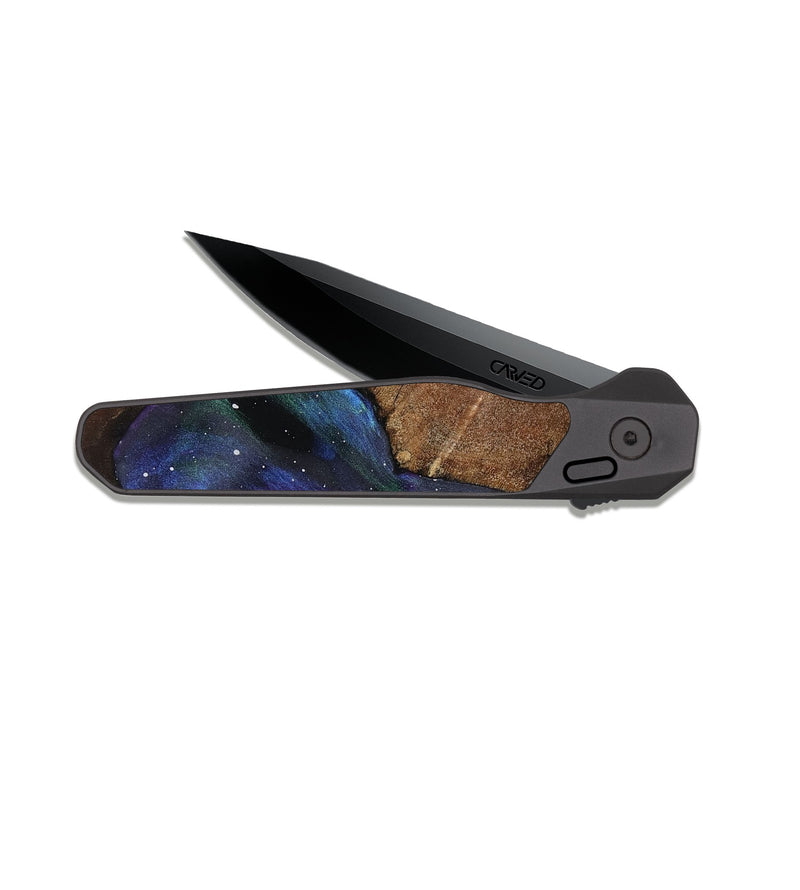 EDC Dark Slate Wood Pocket Knife - Watson (Cosmos, 807781)